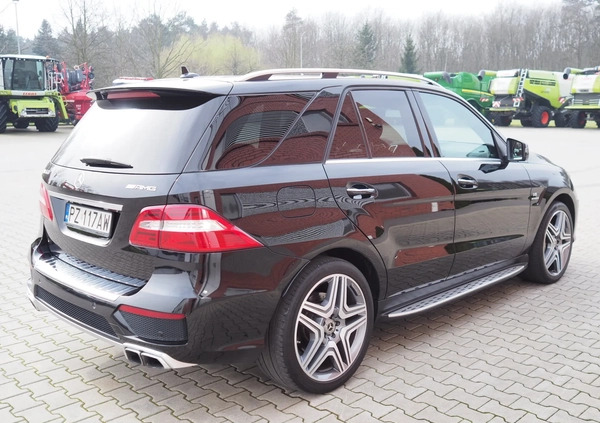 Mercedes-Benz ML cena 145000 przebieg: 218495, rok produkcji 2012 z Stęszew małe 154